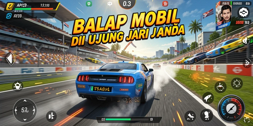 Gameplay menegangkan dengan grafis balapan yang menakjubkan.