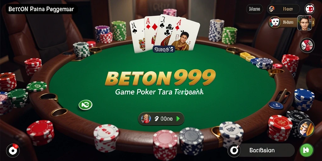 Tampilan screenshot BETON999 yang menunjukkan gameplay Poker yang menarik.