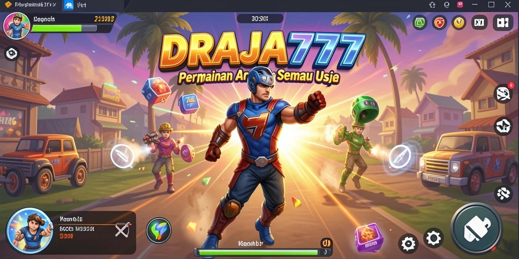 Tampilan gameplay seru dari DRAJA777 yang memukau.