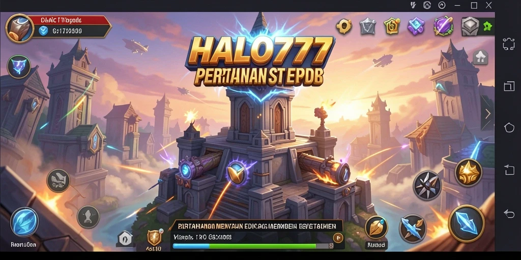 Gameplay menara pertahanan yang menarik dan seru di HALO777.