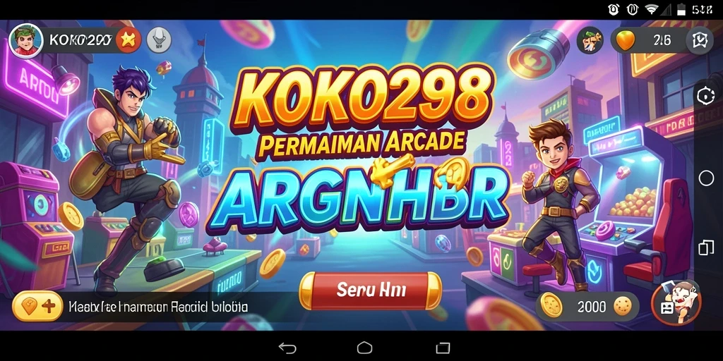 Tampilan gameplay KOKO288 yang penuh warna dan seru.
