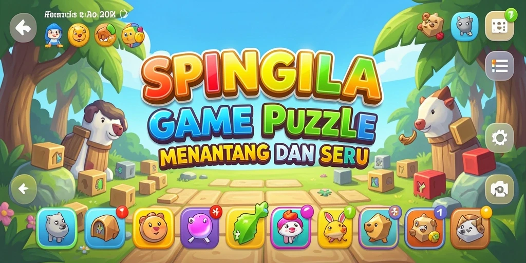 Tampilan gameplay SPINGILA yang dinamis dan menarik.